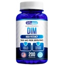 We Like Vitamins DIM 100mg 200 Capsules - 200 Day Supply - Diindolylmethane DIM Supplement for Support with Healthy Estrogen and Hormone Levels