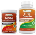 Best Naturals MSM Powder & B-100 Complex