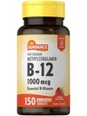 Sundance B-12 Methylcobalamin 1,000 mcg | 150 Fast Dissolve Tablets | Natural Berry Flavor | Vegetarian, Non-GMO, and Gluten Free Essential Vitamin Supplement