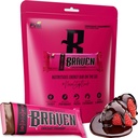 Braven Bar Chocolate Strawberry Energy Bars (1.59 oz, 10 kpl pakkaus) Energia Purut 5g Proteiinia On-the-Go Energy Välipalat käynnissä, vaellus, ja Urheilu - Gluteenittomia Välipalat kestävä energia Boost