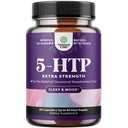 Natures Craft 5 HTP Supplement 5-Hydroxytryptophan - 100mg per Serving Gentle Herbal Sleep and Mood Enhancer Support Capsules from Griffonia Simplicifolia - 60 Count