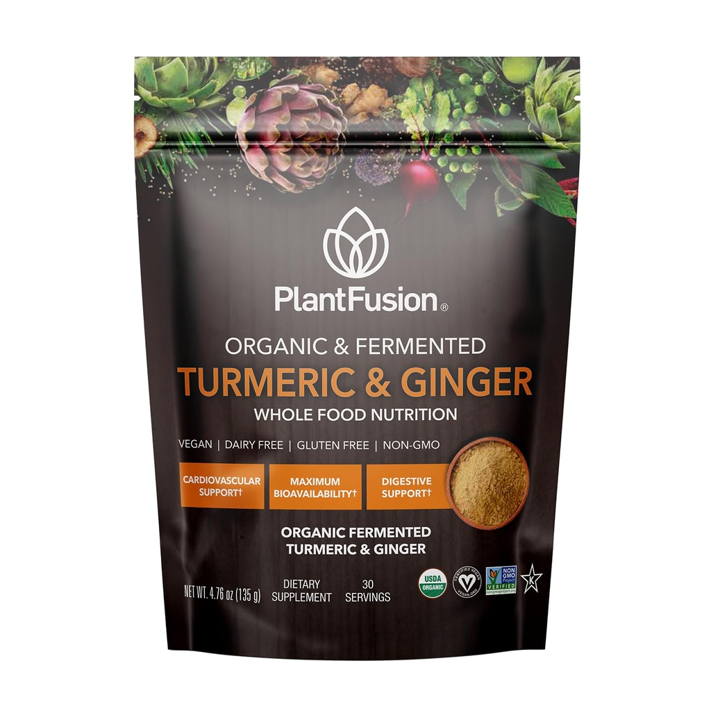 SoTru Organic Fermented Turmeric and Ginger, 4.76 Ounce