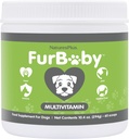 NaturesPlus FurBaby multivitamin kutyáknak - 10.4 oz - Támogatja a közös egészséget, immunfunkciót, egészséges kabátot és energiatermelést - Non-GMO - 60 szerváció