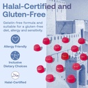 786 Biotin Boost Vitamine - Halal Gummy Vitamine pentru păr, piele și unghii - Vegan, Gluten-Free, 10.000mcg per servire [cea mai mare potențial]