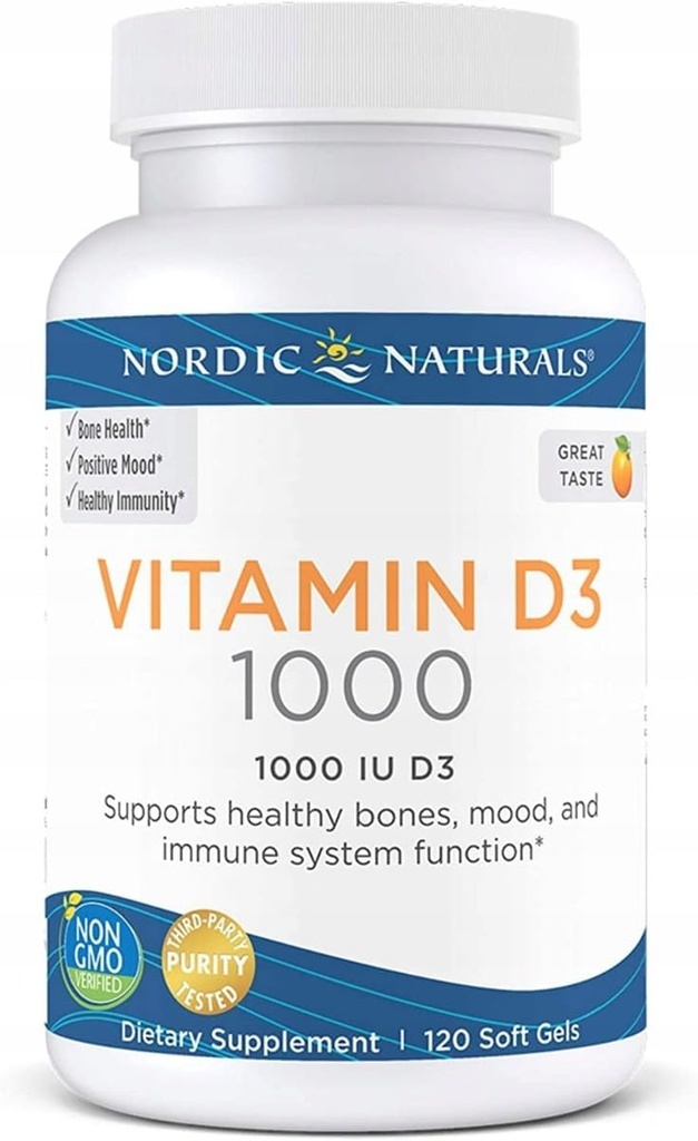 Nordic Naturals Pro Vitamin D3 1000 Iu D3 Vitamin Kolekalciferol
