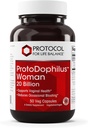 PROTOCOLO PARA A VIDA EQUIPAMENTO Proto Dophilus Woman - 20 Bilhões - Probióticos para Gut Health - Apoio Saúde vaginal & Bloating Alívio - Vegan & Kosher - 50 Cápsulas Veg