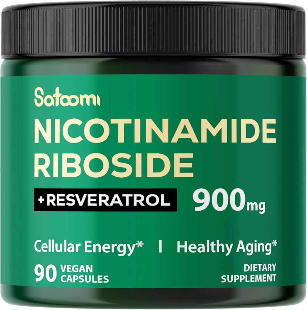 Сатоомі NAD добавки з ліпосомальним нікотинамідом Riboside 900 мг NR, Resveratrol, Quercetin - 90 граф