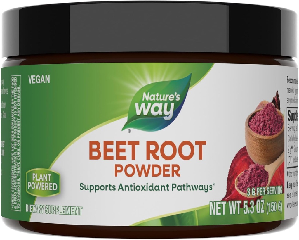Nature 's Way Beet Root Powder, Supports Antioksidant Pathways *, 5 Oz