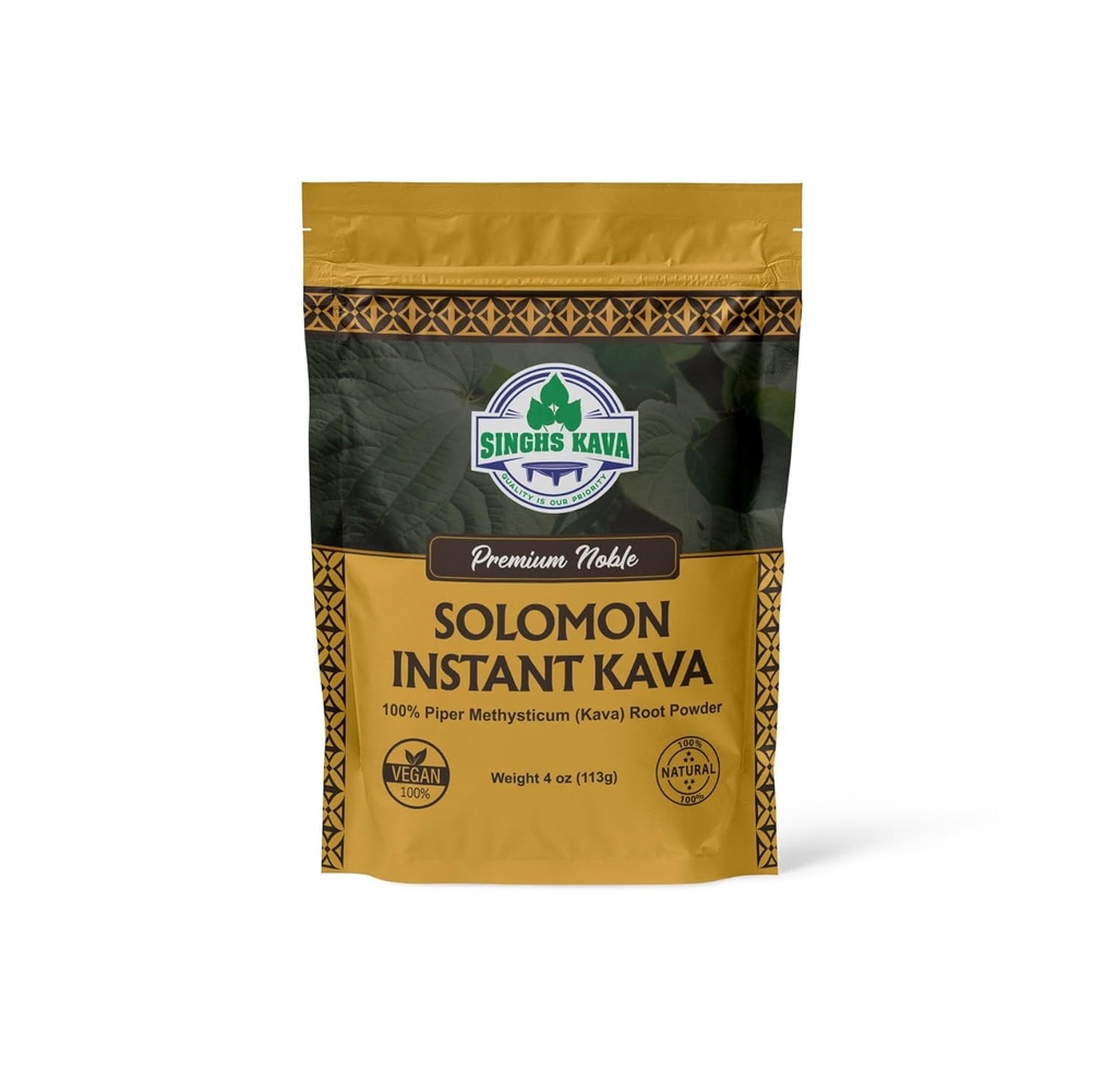 Mikronizált Instant Kava Powder- Solomon Kava (4 oz)