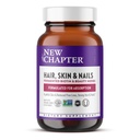 New Chapter Hair Skin & Nails Vitamins with Fermented Biotin+astaxanthin Vegetarian Capsule, 30 Count (Pack of 1)