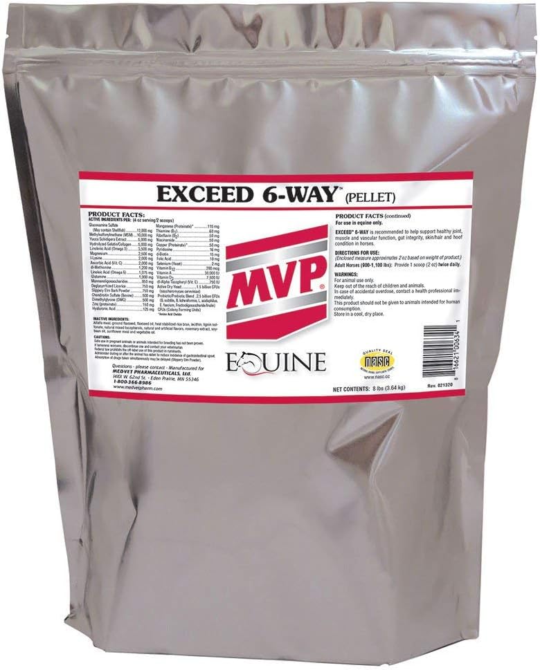 Med Vet Exceed 6 Way Pellets, 8 פאונד