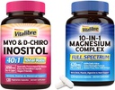 Inositol Supplement 120 kapslar och 10 i 1 Magnesium Komplex 120 kapslar