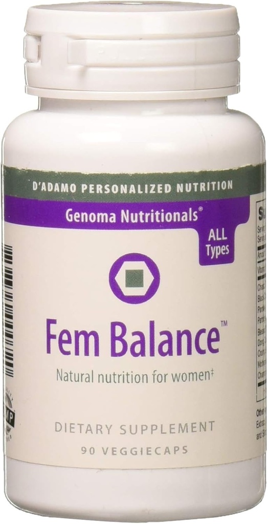 D'Adamo Personalized Nutrition Femמאזן, 90 Count