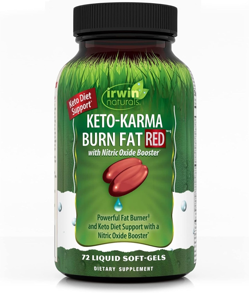 Irwin Naturals Keto-Karma spáliť tuku červená 72 Sgels