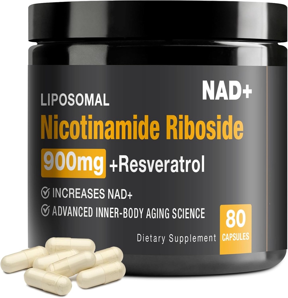 NAD + dodatek - NAD + s Nicotinamidem Ribosidem (NR) a Resveratrol Quercetin 900mg, USA-063-0911XL-115NAD