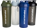 Smartshake Lite 4-Pack Protein Shaker Bottle 1000 ml | 34 oz - Leakproof Screw-on Lid - BPA Free - Unisex - Mist Gray, Army Green, Black, Navy Blue