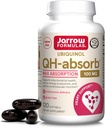 Jarrow Formulas QH-Absorb, 100 mg, Ubiquinol Dietary Supplemen Dietary untuk Fungsi Cardiovaskular Sehat, 120 Softgels, 120 Hari Suppply