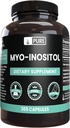 Rene opprinnelige ingredienser Myo-Inositol (365 kapsler) Ingen magnesium eller ris fyllstoffer, alltid ren, Lab verifisert
