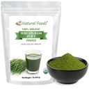 Z Natural Foods Organic Wheat Grass Juice Powder - Superfood for Healthy Aging & Digestion - Non-GMO, Vegan, Kosher - Perfect for Juices, Yogurts & Smoothies - Wheatgrass Juice Powder Bliss, 1 lb