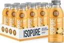 Isopure Zero Carb 32g Clear Protein Ready-to-Drink, Whey Protein Isolate, Limonade, 12 Paket (Paket May Vary)
