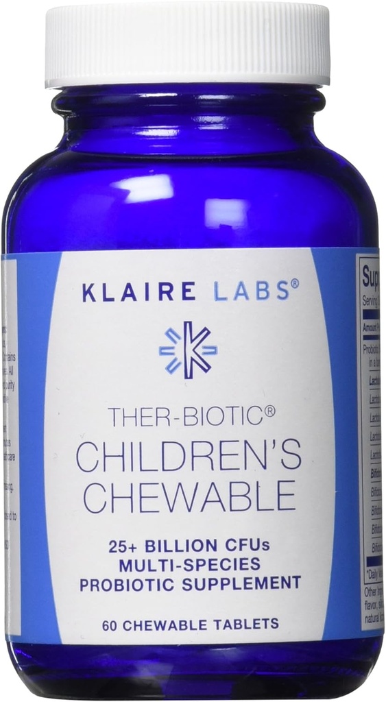 Klaire Labs Ther-Biotic Children Chewable, 60 kreivi