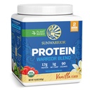 Organic Plant Based Protein Powder | Vegan Organic Protein Powder Vanilla Flavored with BCAA Amino Acids & Hemp Seed Pea Blend | Non-GMO Soy Dairy Filler & Gluten Free (Vanilla, 17 Servings)