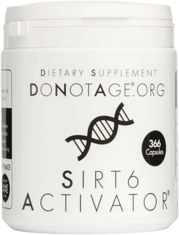 Do Not Age SIRT6 Activator 366 Capsules - AllNatural Seaweed Derived for DNA Repair, Telomere Protection, Genomic Stability ' Inflammation Reduction