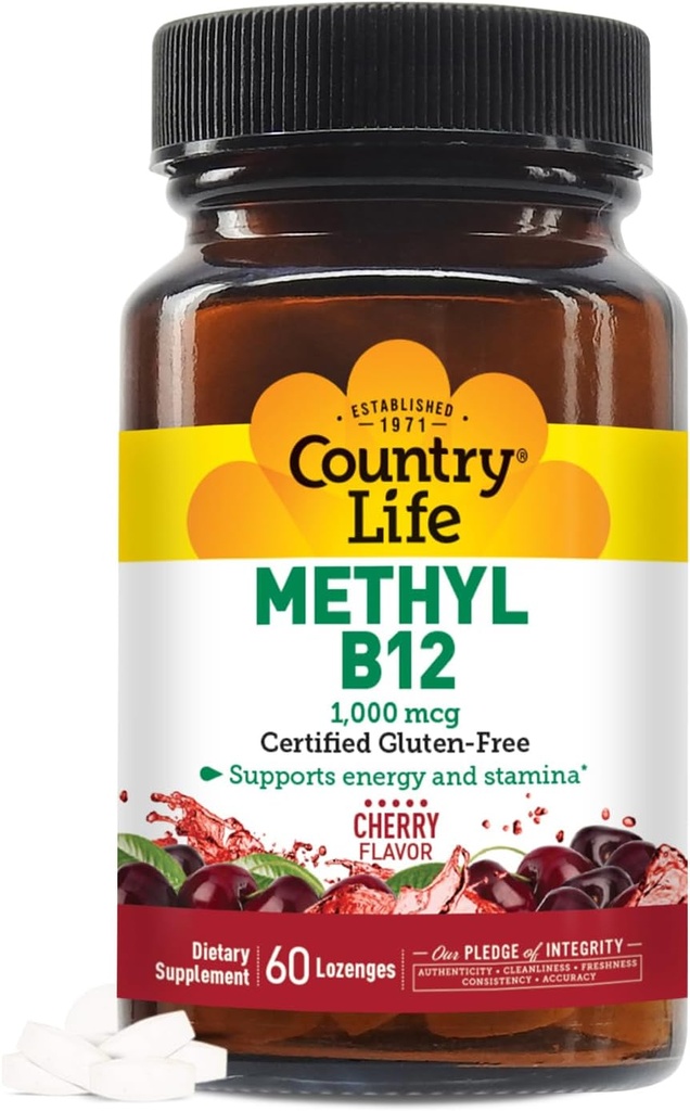 Country Life Metil B- 12 kapszula, 1000 Mcg, 60 gróf