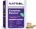 Natrol Kompletní rovnováha, Dietní dodatek pro Menopauze Relief, AM / P.M. Menopauza Relief pro ženy, 60 Kapsle, Až 30 denní zásobování