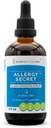 Abòlia secreta d'al·lòlic, Tincure, Glicerita Rosemari, Mulllein Leaf, Marthmallow, Sing Nettle, Ollbright. Implementació d' energia/Confgestió (4 FL OZ)
