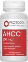 Protocolo AHCC 600 mg - Liver & Immune Support Supplement with Beta-Glucan* - May Aid Cellular Health & Stress* - Vegan, Dairy Free & Nut Free - 60 Veg Caps
