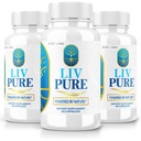 LivPure Powered by Nature - Advanced Formula - Pure Support Dietary Supplement for Liver Support, Extra Strength, Vegan, Liver Function Pills (180 Capsules)