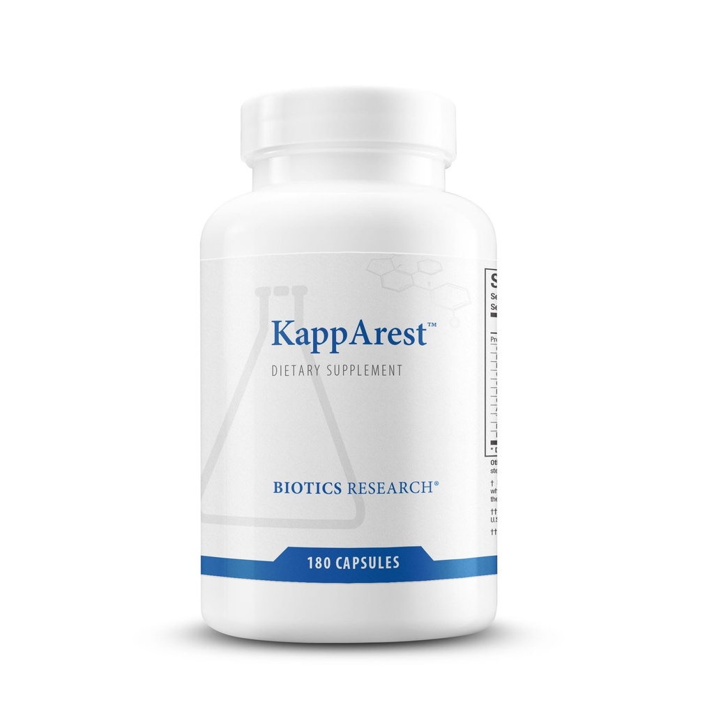 BIOTICS RESEARCH KappArest™ Turmeric Capsules Supplement - Curcuma Curcumin, Boswellia, Propolis, Ginger, 1150mg/Svg, Supporting Ease, Comfort & Non-Swelling, Antioxidant High Absorption 180 Capsules