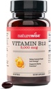 NatureWise Vitamin B12 5000 mcg - Extra Strength - Ergänzung zur Unterstützung von Energieniveaus, Mental Clarity, Nervous System Health - Easy-to-Swallow, Soy und Gluten-Free, Non-GMO - 60 Softgels