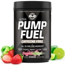 PMD Sports Pump Fuel Ultra Caffeine Free, Ultimate Pre Workout & Muscle Pump, Maximum Strength Energy, Focus, Endurance & Recovery, Creatine & Beta Alanine, Strawberry Limeade, 30 Servings