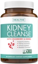 Kidney Cleanse Detox (Non-GMO) Support Healthy Urinary Tract- Powerful VitaCran Cranberry Extract & Herbs – Healthy Kidney Support Supplement - 60 Vegetarian Capsules (No Pills)