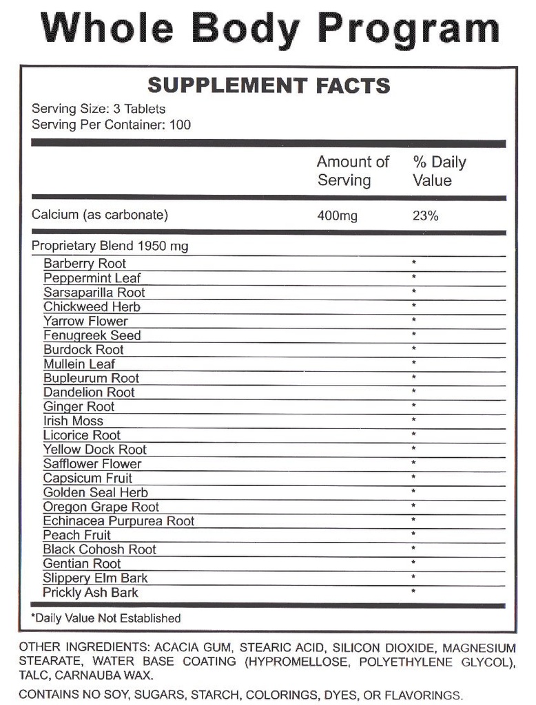 Bütün Body & Colon Proqramı - Nature's Cleansing Proqramı Məhsullar Family - Cleanse Purify
