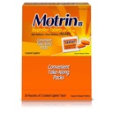 Motrin IB - Tablets de ibuprofeno, Two Tablets Per Packet, 50 Packets Total, One Box