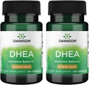 Swanson DHEA - Natural Supplement - Hormon Balance - (120 Kapsül, 10mg Hər bir) 2 Pack