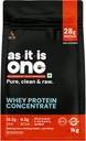 AS-IT-IS Nutrition Whey Proteine concentrat 80% - 1kg/35.2 Oz flux transversal Microfiltrate 