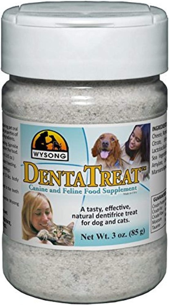 Wysong Dentatreat Psie/Feline Food Supplement - 3 Oz. Fľaša