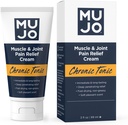 MUJO Chronic Tonic Muscle & Joint Pain Relief Cream - Fast-Active, Long-Lasting Organic Ingredients - Deep Penetrating for Artritis/Sprains - 3 fl oz