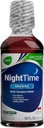 AXIV Nighttime Cold and Flu Relief Liquid Medicine, Nighttime Formula, Multi- Systitive Relief, Pain Reliever, Fever Reducer, Cough Suppressant, Cherry Flavor, 12 fl. oz.