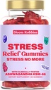 Ešwagandha Gummies - Stress Relief Gummies with Ashwagandha KSM- 66 & Lemon Balm Extract - Stress Gummies & Calm Gummies with KSM- 66 - Vegan Relaxation Ashwaganda Gummies (60count)