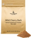 PURE ORIGINAL INGREDIENTS Wild Cherry Bark (8 oz) non GMO, No Fillers or Additives
