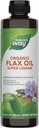 Natura's Way Organic Flax Oil Super Lignan, Omega-3, 6, 9 Fatty Acids(1), Rece-Pressed, Nerafinat, Hepane Free, 16 Fl Oz (Packaging May Vary)