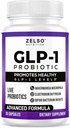 GLP-1 Probiótico con Akkermansia Muciniphila - Curbs App " Promueve la sensación de plenitud - Gut Health Support with GLP 1 Live Probiotics, 500M CFU Multi-Strain Probiotic + Prebiotic GLP1 Naturally Plus
