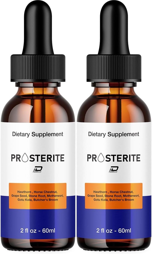 Prosterite kapljice za zdravje - Bladder uriniranje vprašanja - Prosterite dodatek, maksimalna moč prostatin kapljice, 2024 Nova izboljšana formulacija (2 paket - 2 mesec dobave)