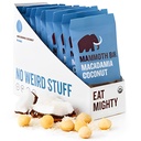 Mammoth Bar Macadamia Coconut Bar - 10 Organic Protein Bars – High Fiber • Paleo • Gluten Free • Egg Protein • GMO Free • Raw • Premium Nuts • Prebiotic
