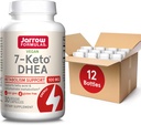 Jarrow Formule 7-Keto DHEA 100 mg, prehranska dopolnila za maščobne kisline in ogljikove hidrate Presnova Podpora, 30 Veggie kapsule, 15-30 dnevna oskrba, pakiranje po 12